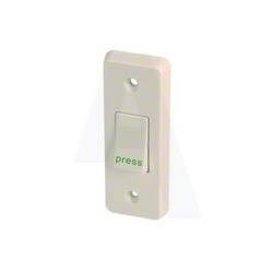 An image of Narrow Style White Momentary Exit Button