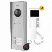An image of 3 Way Video Door Entry KIT with Handset Monitors