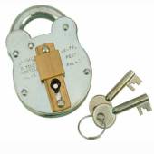An image of Padlock - 2 Lever With Slide Bar (2 Keys) - 50mm