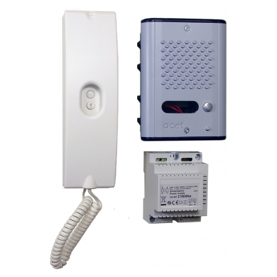 1-way Acet Surface Audio Intercom kit designed to replace a Door Bell ...