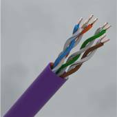 An image of Category 5e Data Cable Purple LSZH sheathing (305m)