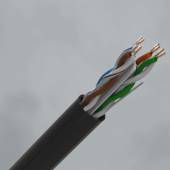 An image of Category 6 Data Cable Black PE Duct grade sheathing (305m)